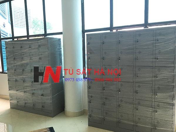 Tủ locker 30 ngăn phân phối cho khách hàng tại Phú Thọ 1