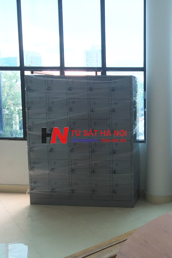 Tủ locker 30 ngăn phân phối cho khách hàng tại Phú Thọ 3