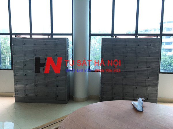 Tủ locker 30 ngăn phân phối cho khách hàng tại Phú Thọ 2