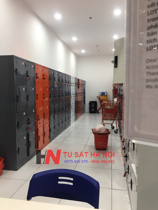 Tủ sắt locker 8 ngăn sản xuất theo yêu cầu tại KCN Quang Minh