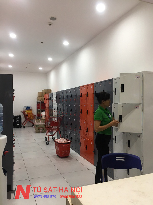 Tủ sắt locker 8 ngăn sản xuất theo yêu cầu tại KCN Quang Minh 2
