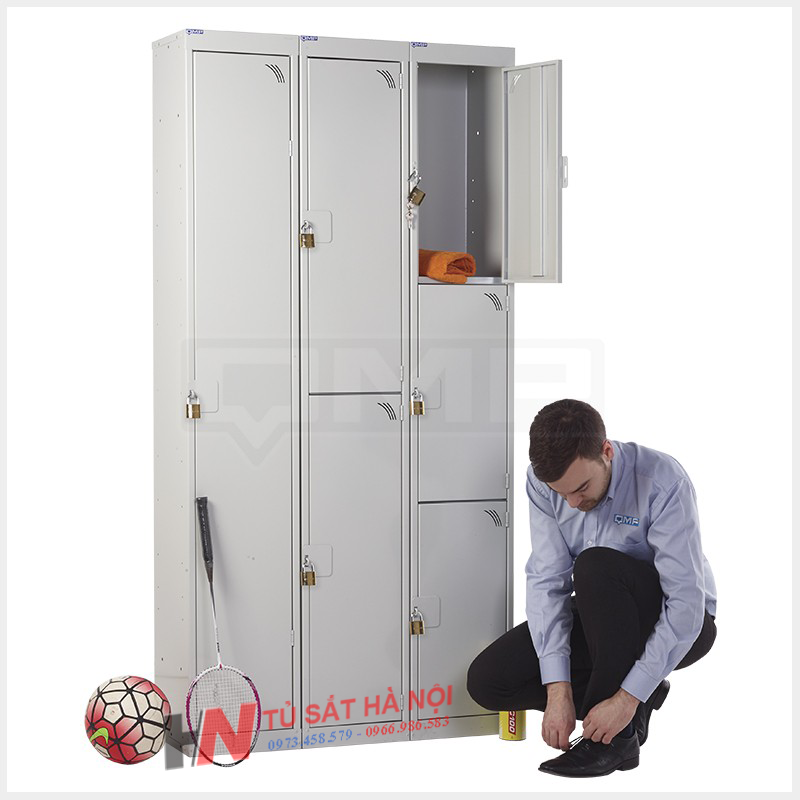 Tủ sắt locker cần thiết cho phòng thay đồ tại phòng tập thể hình