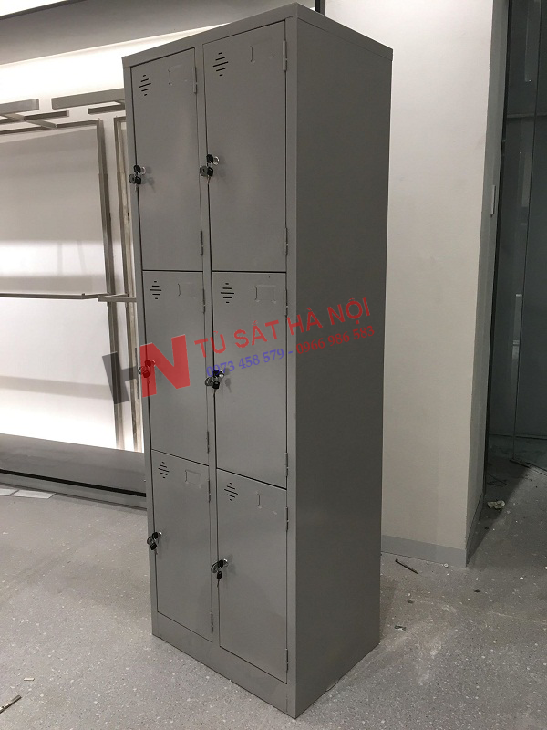 Tủ sắt locker 6 ngăn cung ứng đến địa chỉ Nguyễn Trãi, Hà Nội 2
