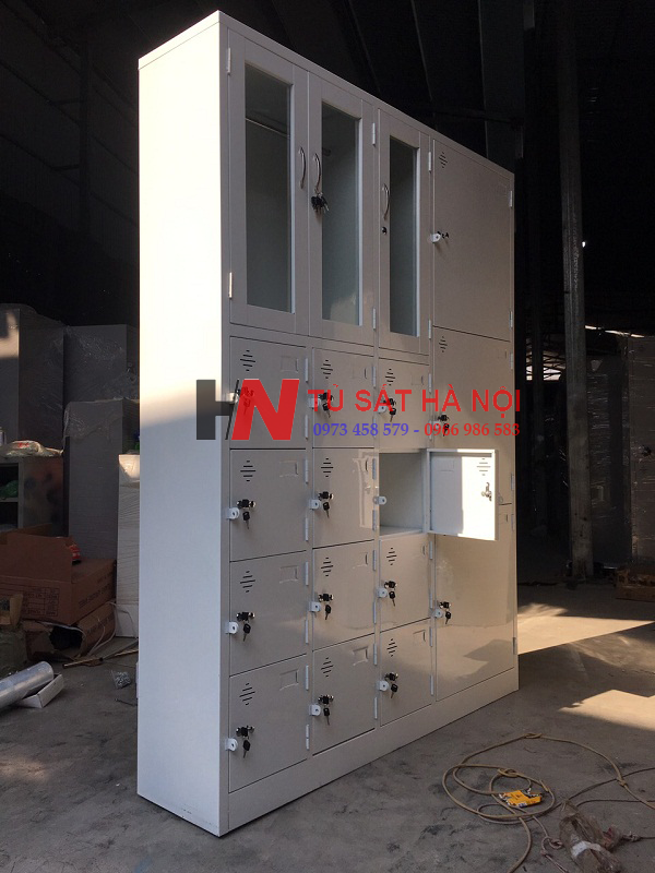 Mẫu tủ sắt kết hợp sản xuất theo yêu cầu khách hàng tại Hà Nội 2