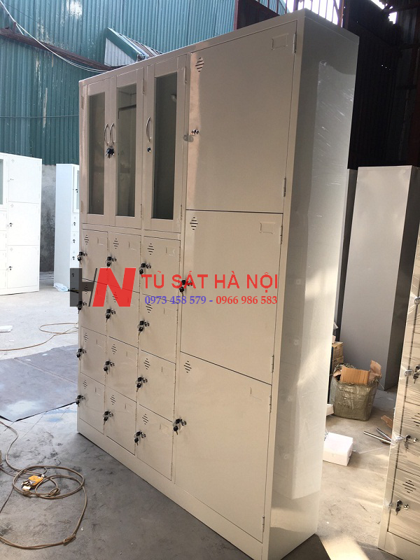 Mẫu tủ sắt kết hợp sản xuất theo yêu cầu khách hàng tại Hà Nội 3