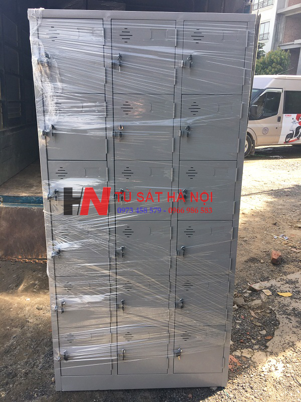 Gửi xe tủ locker 18 ngăn đến khách hàng lẻ tại Nam Định
