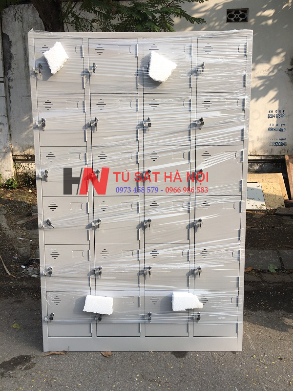 Phân phối tủ sắt locker 24 ngăn cho khách hàng tại Hòa Bình 2