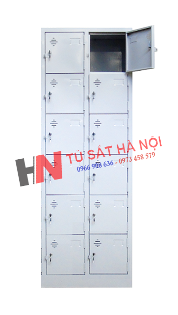 Tủ locker 12 ngăn 2 khoang 2
