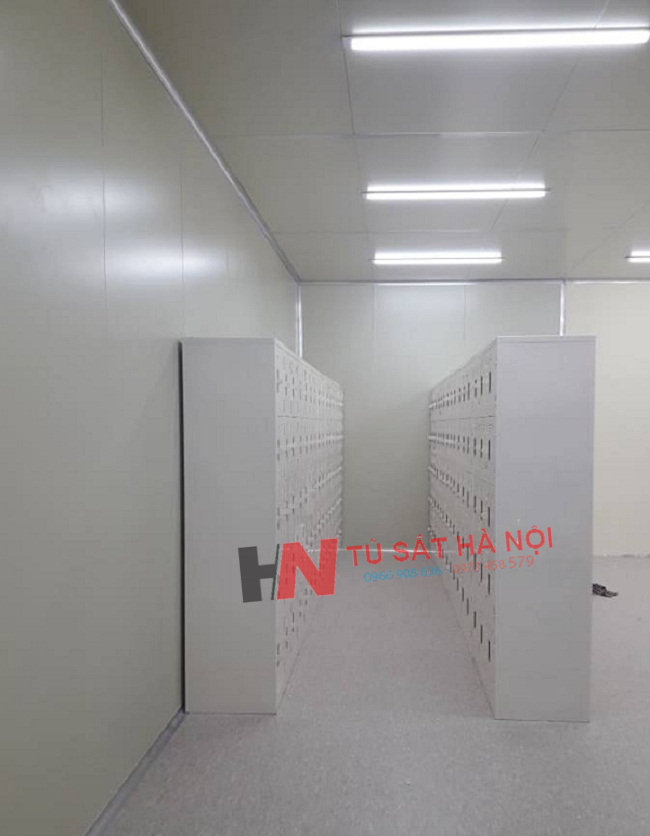 Phân phối tủ sắt 15 ngăn tại Công ty Hosiden Bắc Giang
