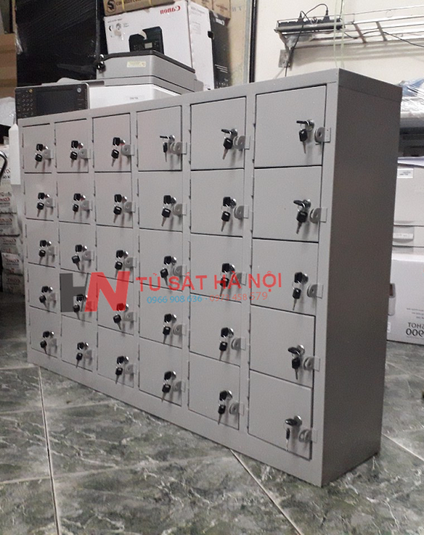 Hoàn thiện phân phối tủ locker 30 ngăn theo yêu cầu tại Thái Hà 2