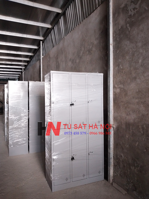 Sẵn hàng trong kho tủ sắt 6 ngăn 3 cột 1