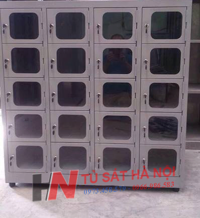 Tủ sắt 20 ngăn cánh mê ka