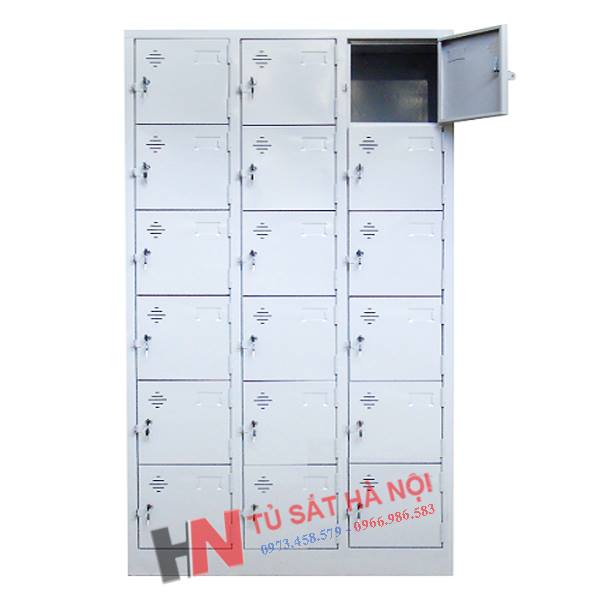 tủ sắt để đồ nhân viên 16 ngăn