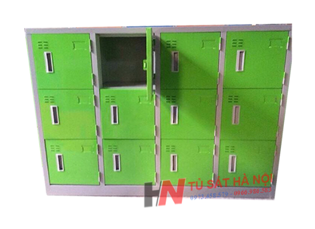 Tủ sắt tư trang mầm non 12 ngăn