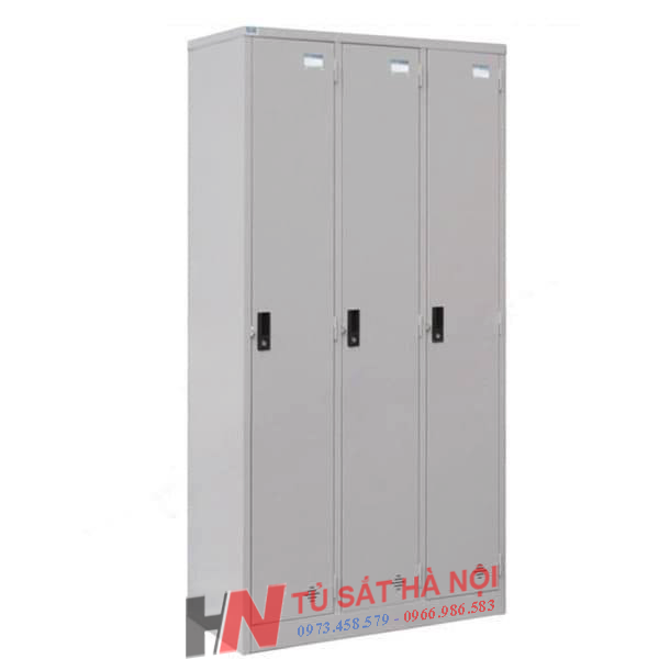 Tủ sắt đựng quần áo nhân viên 3 buồng